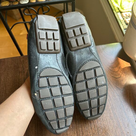 MARC JOSEPH Women's Cypress Braid Black Leopard Leather Golf Loafers SZ 9 - Picture 9 of 10